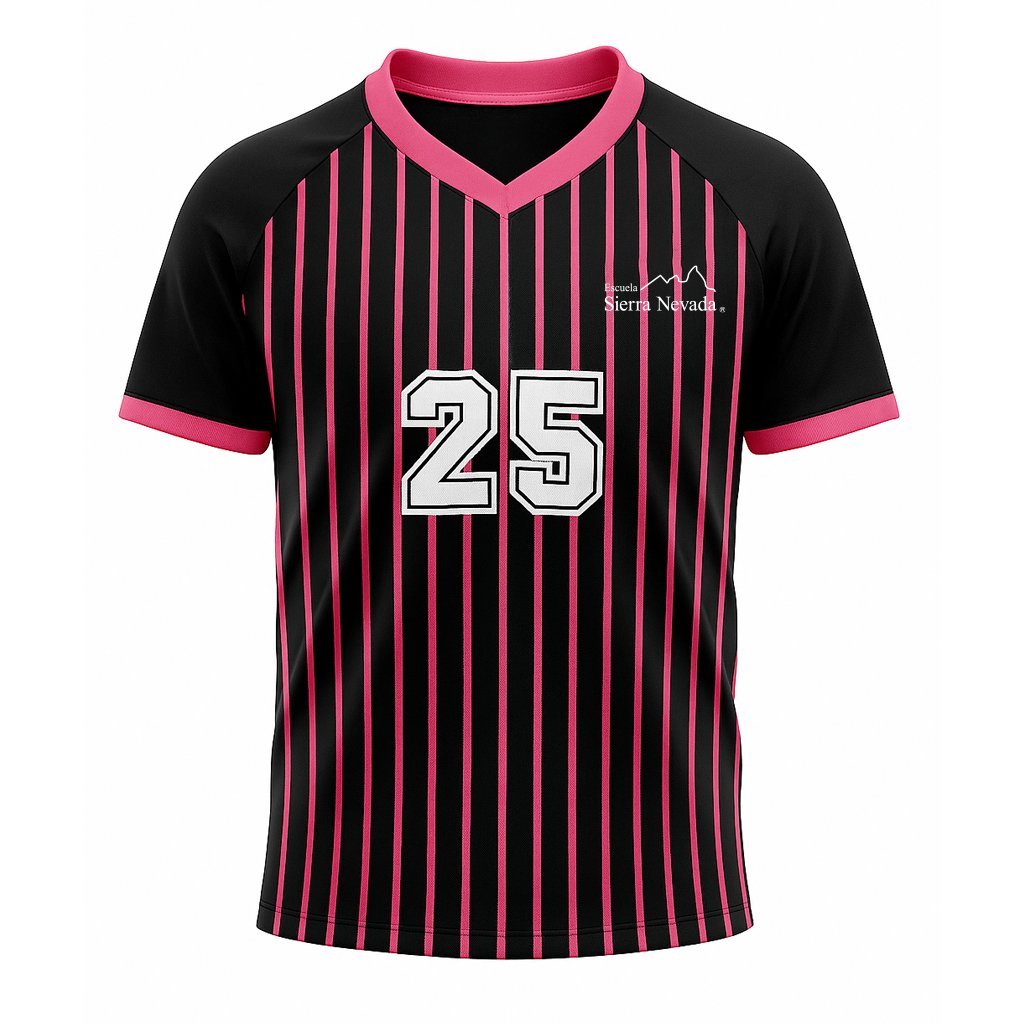 Uniforme fútbol rosa